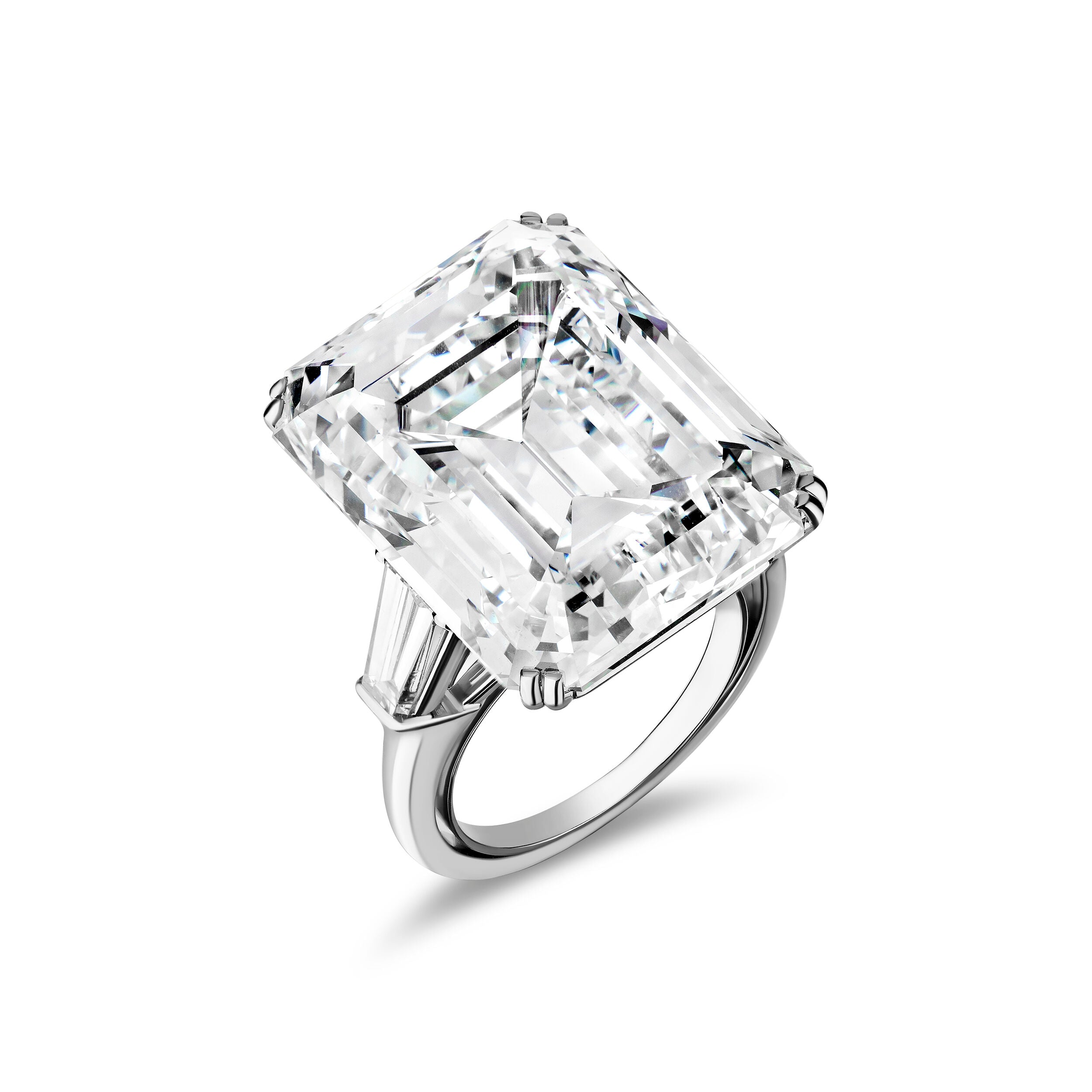 28ct Emerald Cut I VS2 Harry Winston Ring